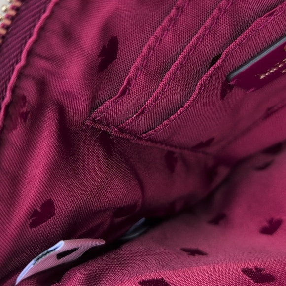 Kate Spade Cranberry Red Nylon Wristlet - Picture 7 of 9